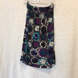 Cotton strapless dress